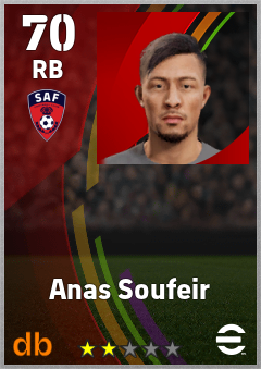 Anas Soufeir eFootball player card