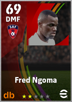 Fred Ngoma — DMF, OVR 69, MAX 69