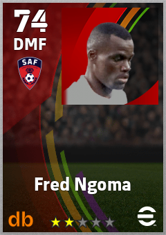 Fred Ngoma — DMF, OVR 74, MAX 74
