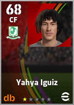 Yahya Iguiz — CF, OVR 68, MAX 68