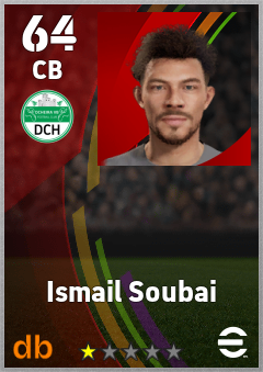 Ismail Soubai — CB, OVR 64, MAX 64
