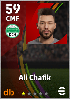 Ali Chafik — CMF, OVR 59, MAX 59