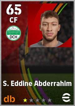 S. Eddine Abderrahim — CF, OVR 65, MAX 65