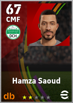 Hamza Saoud — CMF, OVR 67, MAX 67