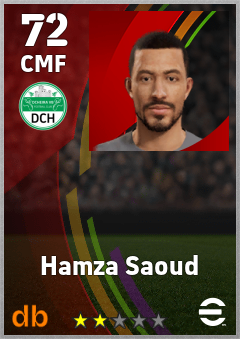Hamza Saoud — CMF, OVR 72, MAX 72