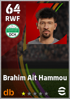 Brahim Ait Hammou — RWF, OVR 64, MAX 64