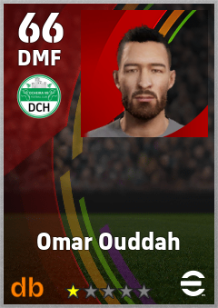 Omar Ouddah — DMF, OVR 66, MAX 66