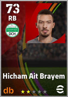Hicham Ait Brayem — RB, OVR 73, MAX 73