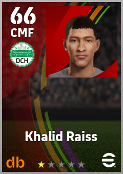 Khalid Raiss — CMF, OVR 66, MAX 66