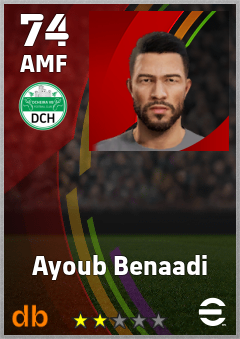 Ayoub Benaadi — AMF, OVR 74, MAX 74