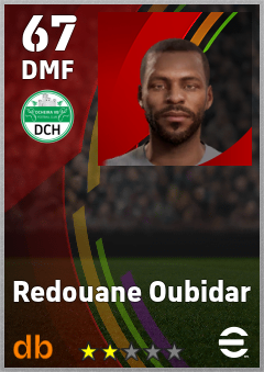 Redouane Oubidar — DMF, OVR 67, MAX 67