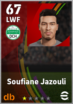 Soufiane Jazouli — LWF, OVR 67, MAX 67