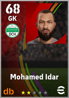 Mohamed Idar — GK, OVR 68, MAX 68