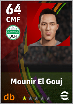 Mounir El Gouj — CMF, OVR 64, MAX 64