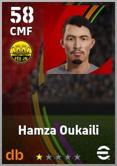 Hamza Oukaili eFootball player card