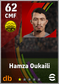Hamza Oukaili — CMF, OVR 62, MAX 62