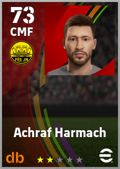 Achraf Harmach — CMF, OVR 73, MAX 73