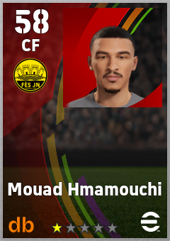Mouad Hmamouchi — CF, OVR 58, MAX 58