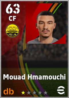Mouad Hmamouchi — CF, OVR 63, MAX 63