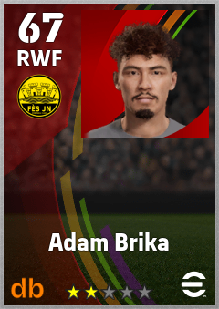 Adam Brika — RWF, OVR 67, MAX 67