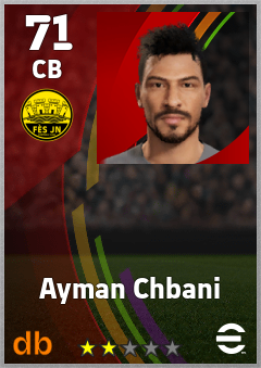 Ayman Chbani eFootball player card