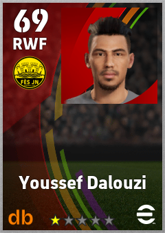 Youssef Dalouzi — RWF, OVR 69, MAX 69