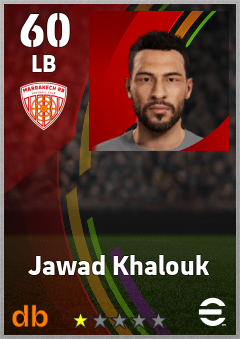 Jawad Khalouk — LB, OVR 60, MAX 60