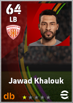 Jawad Khalouk — LB, OVR 64, MAX 64