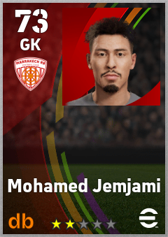 Mohamed Jemjami — GK, OVR 73, MAX 73