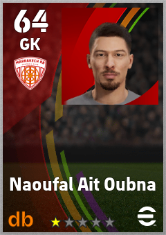 Naoufal Ait Oubna — GK, OVR 64, MAX 64