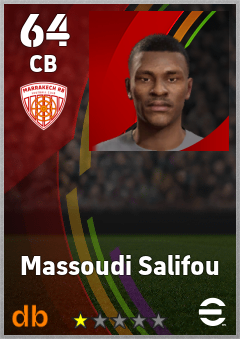 Massoudi Salifou eFootball player card