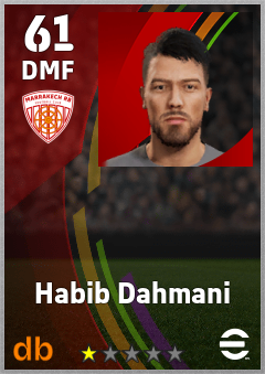Habib Dahmani — DMF, OVR 61, MAX 61