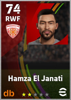 Hamza El Janati — RWF, OVR 74, MAX 74