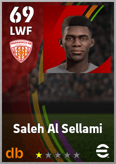Saleh Al Sellami — LWF, OVR 69, MAX 69