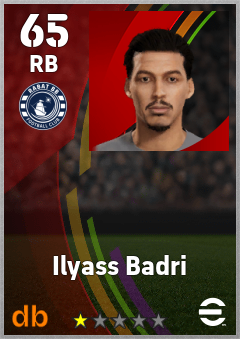 Ilyass Badri eFootball player card