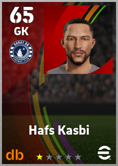 Hafs Kasbi — GK, OVR 65, MAX 65