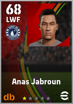 Anas Jabroun eFootball player card