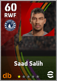 Saad Salih eFootball player card