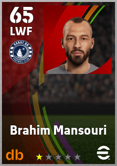 Brahim Mansouri eFootball player card