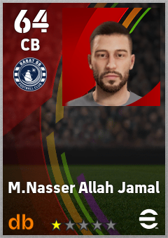 M.Nasser Allah Jamal eFootball player card