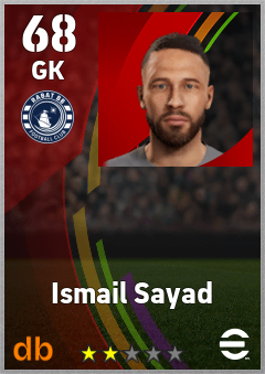 Ismail Sayad eFootball player card