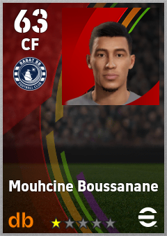 Mouhcine Boussanane eFootball player card