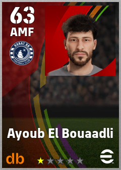 Ayoub El Bouaadli — AMF, OVR 63, MAX 63