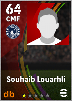 Souhaib Louarhli — CMF, OVR 64, MAX 64