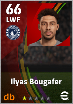 Ilyas Bougafer — LWF, OVR 66, MAX 66