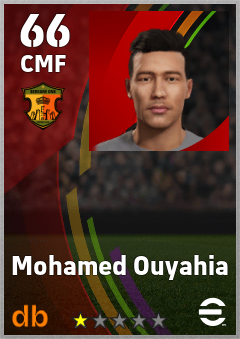 Mohamed Ouyahia — CMF, OVR 66, MAX 66