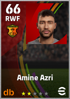 Amine Azri — RWF, OVR 66, MAX 66