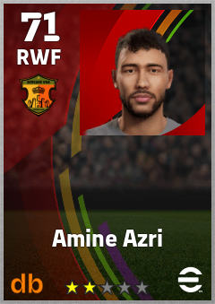 Amine Azri — RWF, OVR 71, MAX 71