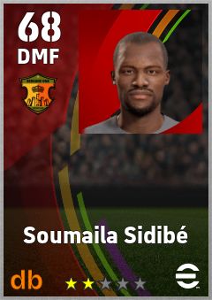 Soumaila Sidibé — DMF, OVR 68, MAX 68