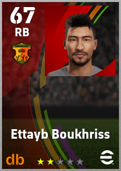 Ettayb Boukhriss — RB, OVR 67, MAX 67